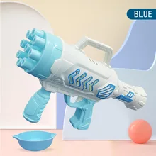 Mini Small Rocket Bubble Machine Stall Wholesale Gatling Bubble Gun Bubble Blowing Children's Day Gift Toy