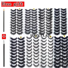NEW 10Pairs 3D Faux Mink Eyelashes Natural Thick Long False Eyelashes Dramatic Fake Lashes Makeup Extension Eyelashes maquiagem