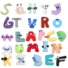 NEW Alphabet Lore Plush Toy Character Doll Kawaii Stuffed Animal Toys for Children Christmas Gifts