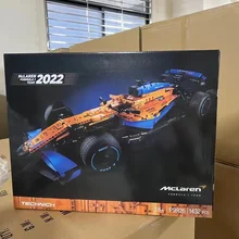 NEW Technical 42141 McLarens Formula 1 Race Car Model Buiding Kit Block Self-locking Bricks MOC Toys for kids Birthday gift
