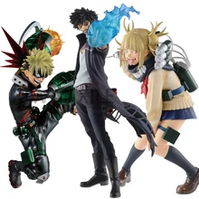 Original My Hero Academia Anime Figure Himiko Toga Action Figure Boku Dabi Bakugou Katsuki Figurine Doll Toy