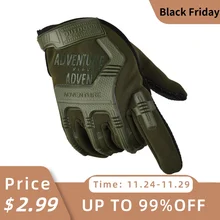Outdoor Tactical Gloves Military Training Army Sport Climbing Shooting Hunting Riding Cycling Full Finger Anti-Skid Mittens