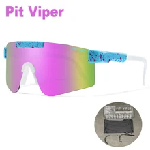 PIT VIPER BRAND Designer Sunglasses Men Polarized Male Sun Glasses Fishing Goggles Women Retro Vintage UV400 Eyewear