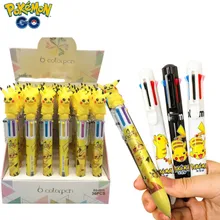 Pokemon Cartoon Kawaii Gel Pen 0.7mm Cute Stationary Supplies Office Accessories Pikachu Pen Childern School Supplies Kids Toy
