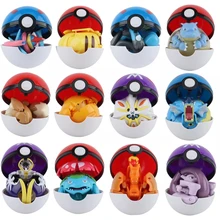 Pokemon Figures Ball Variant Toy Anim Model Pikachu Jenny Turtle Pocket Monsters Pokemones Action Figure Gift