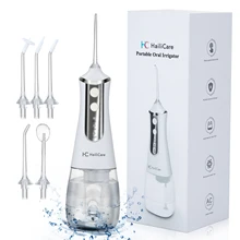 Portable Oral Irrigator Water Flosser Dental Water Jet Tools Pick Cleaning Teeth 350ML 5 Nozzles Mouth Washing Machine Floss