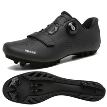 Professional Mountain Bike Shoes Cycling Sneakers MTB Men Road Speed Racing Women Bicycle Shoe Cleat Flat Sport Cycling Shoes