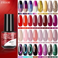 ROSALIND Cat Eye Gel Nail Polish Glitter UV Nail Gel Vernis Semi Permanent Gel Top Manicure Soak Off Varnishes Nail Art Gel 7ml