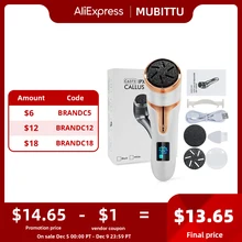 Rechargeable Electric Foot File Electric Pedicure Sander IPX7 Waterproof 2 Speeds Foot Callus Remover Feet Dead Skin Calluses