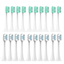 Replacement Brush Heads For xiaomi Mijia T300/T500/T700 Sonic Electric Toothbrush Soft Bristle Nozzles with Caps Sealed Package