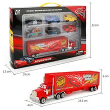 Set Disney Pixar Car 3 Lightning McQueen Jackson Storm Mack Uncle Truck 1:55 Diecast Metal Car Model Toy Boy Christmas Gift