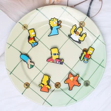 Single Sale 1pcs Cartoon Series Shoe Charms Accessories Decorations PVC Croc Jibz Buckle for Kids Party Xmas Gifts