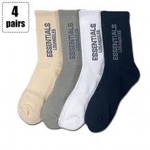 Socks Men Sports Breathable Socks Long Tube Cotton Socks Skateboard Casual Men and Women Couples Fashion Hip-hop Tide Socks