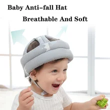 Soft Baby Helmet Safety Hat Toddler Anti-collision Protective Hat for Baby Walking Adjustable Head Security Infants Boy Girl Hat