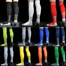 Sports Socks Non-Slip Breathable Men Summer Running Cotton Rubber Socks Long Football Socks High Quality Men Women