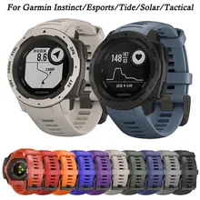 Strap For Garmin Instinct Watchband Sports Silicone Replacement Wristband color bracelet Quick release and Removal Accessories