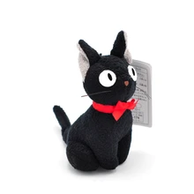 Studio Ghibli Hayao Miyazaki Kiki's Delivery Service Black JiJi Plush Toy Cute Mini Black Cat Kiki Stuffed Toy Keychain Pendant