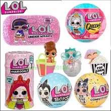 Surprises Dolls Color Change Egg Confetti Pop Series Dress LOLS Doll Ball Action Figure Kids Toys For Children Christmas