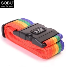 Travel Luggage Strap Adjustable Password Lock Packing Belt Baggage Secure Lock Anti-theft Luggage Strap Bundling Belt N111