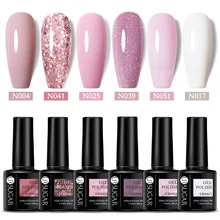 UR SUGAR 90 Color Nail Gel Polish Pink Soak Off UV Nail Art Design Semi-permanent Varnish All For Manicure Professionals