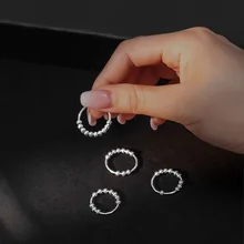 Unique Rotate Beads Decompression Ring For Women Men Open Cuff Finger Adjustable Anti Stress Anxiety Jewelry Daily Gifts Anillo