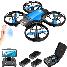 V8 New Mini Drone 4K 1080P HD Camera WiFi Fpv Air Pressure Height Maintain Foldable Quadcopter RC Dron Toy Gift