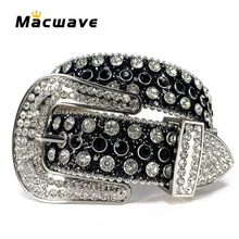 Western Rhinestones Belt Bling Bling Diamond Quality Crystal Studded Belt For Women Men Fashion Cinto De Strass Ceinture Femme