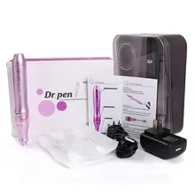 Wired Dr Pen M7 Ultima Dermapen Professional Micro Needle Pen Mesotherapy Auto Micro Needle Derma System Therapy With Cartridges