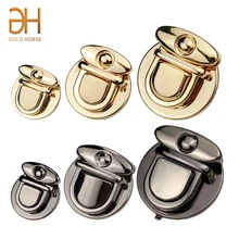 Women Buckle Twist Lock Hardware For Bags Shoulder Handbag DIY Craft Turn Locks Clasp