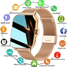 Women Smart Watch Men 1.69" Full Touch Screen Heart Rate Fitness Tracker Ladies Watch Bluetooth Call Smart Clock for Android IOS