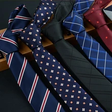 tie skinny 6cm ties for men Wedding dress necktie fashion plaid cravate business gravatas para homens slim shirt accessories lot